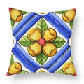 Axyaa Green Leaf Moroccan Flowers Cushion Cover 45X45cm