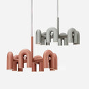 Axyaa Nordic U-shaped LED Chandelier for Stylish Living Spaces