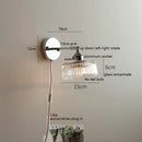 Axyaa Clear Glass Silver LED Bathroom Mirror Wall Light Fixture