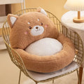 Axyaa Plush Animal Lazy Sofa Cushion with Integrated Backrest