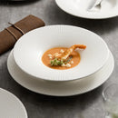 Axyaa White Ceramic Plate Set - Elegant Dinnerware for Every Meal