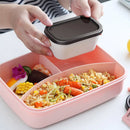 Axyaa Lunch Box Set with Spoon & Fork | High Capacity, Leakproof, Microwave Safe
