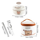 Axyaa Stainless Steel Insulated Lunch Box for Kids - Sealed Bento Container