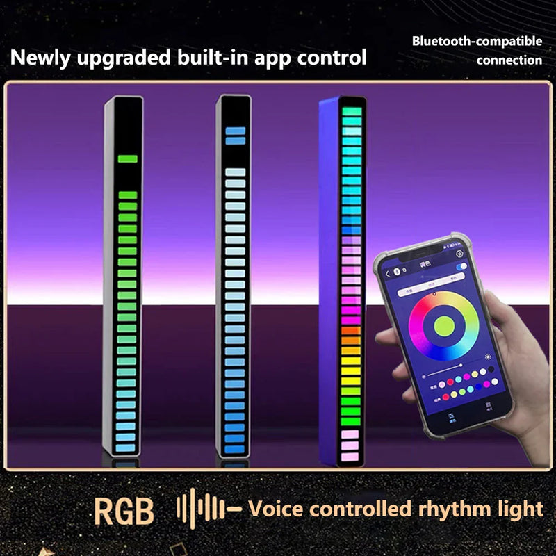 Axya RGB Voice Control Rhythm Light - Music Sync LED Ambient Light