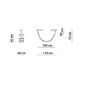 Axyaa Designer Belt Chandelier for Modern Spaces