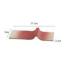Axyaa Book-shaped Ceramic Sushi Plate | Irregular Shape Dessert Snack Plate