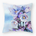 Axyaa Owl Floral Plant Pattern Printed Throw Pillow Cover