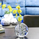 Axyaa Crystal Bubble Ball Vase for Desktop Decor.onViewCreated