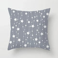 Axyaa Geometric Rose Dandelion Pattern Decorative Pillow Cover