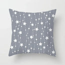 Axyaa Geometric Rose Dandelion Pattern Decorative Pillow Cover