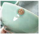 Axyaa Zodiac 4.5-inch Celadon Rice Bowl - Creative Twelve Chinese Zodiac Ceramic Tableware