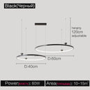Axyaa Minimalist Italian Style Pendant Lamp for Living Room, Dining Room, Bedroom