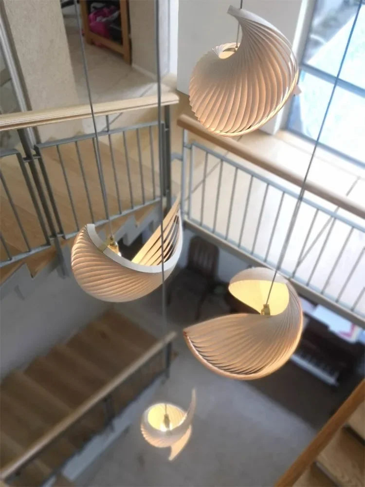 Axyaa Nordic LED Pendant Light Chandelier for Living Dining Room