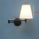 Axyaa LED Swing Arm Wall Lamp for Bedroom, Living Room, Study, Stairway & Mirror