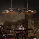 Axyaa Retro Industrial Chandelier: Vintage American Style for Restaurant, Bar, and Home