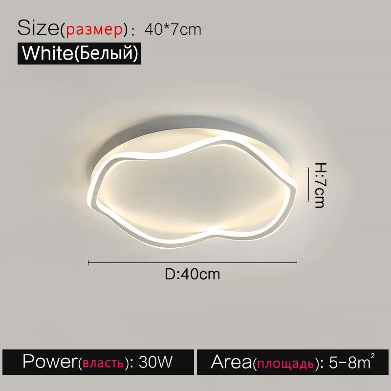 Axyaa Bedroom Ceiling Lamps - Modern LED Master Bedroom Lighting