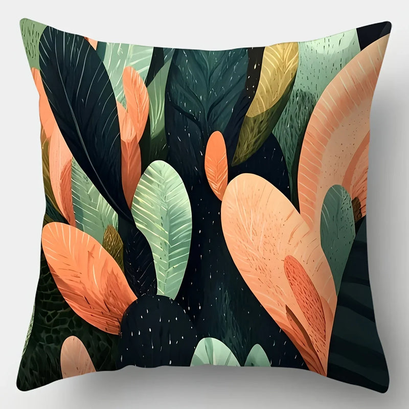 Axyaa Cactus Sofa Cushion Cover Set, 17.7" - Home Decor & Comfort