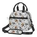 French Bulldog Art Lunch Bag by Axyaa: Insulated Bento Tote for Work, School, Picnic