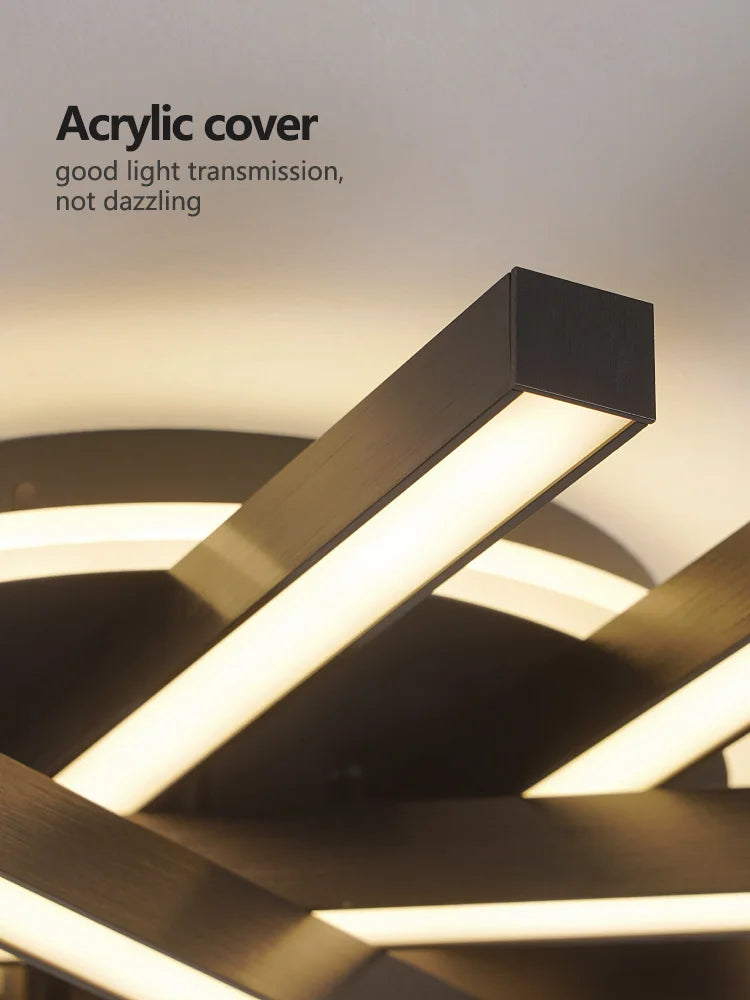 Nordic LED Ceiling Chandelier for Living Room Dining Bedroom - Axyaa