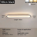 Axyaa Rectangular LED Scandinavian Ceiling Light for Corridor Entryway Foyer Living Room
