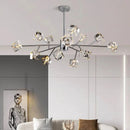 Axyaa Modern Ceiling Chandelier for Dining Room Living Room Indoor Lighting Fixtures