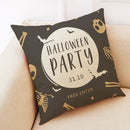 Axyaa Halloween Pillow Cover in European Linen for Spooky Fun