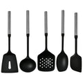 Axyaa Stainless Steel Handle Silicone Kitchenware Set, Non-Stick Utensils, Cooking Tools