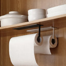 Axyaa Kitchen Rack Paper Towel Storage Organizer with Bathroom Hooks