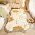 Axyaa Luxe Bedroom Carpet: Soft Fluffy High-End Area Rug for Children's Room