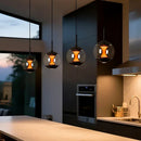 Luxury Modern Glass Pendant Light by Axyaa for Dining Room, Bedroom, or Entryway