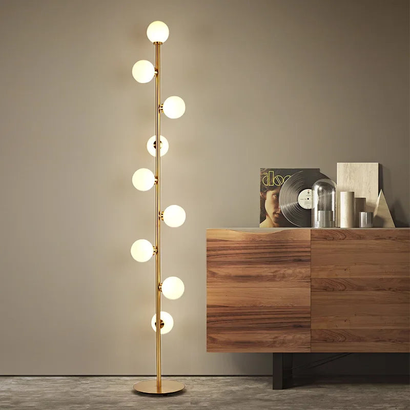 Axyaa LED Floor Lamps: Modern Nordic Illumination Fixtures for Living Room, Bedroom & More