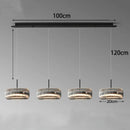 Axyaa LED Pendant Chandeliers for Living and Dining Room: Modern Indoor Hanging Light
