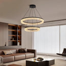 Axyaa Modern LED Chandelier Pendant Light for Dining Room Ceiling, Decorative Indoor Lighting