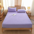 Axyaa Waterproof Cotton Queen Mattress Protector Fitted Sheet, Soft & Breathable