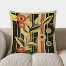 Axyaa Modern Floral Geometric Pattern Pillow Cover for Sofa, Bedroom, Car