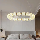 Axyaa Modern LED Chandelier for Living, Dining, and Bedroom Lighting
