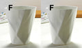 Axyaa White Bone  Coffee Mug, Novelty Geek Design, Porcelain Espresso Cup