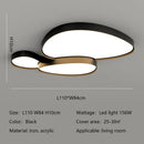 Axyaa Modern Round LED Ceiling Lamp Dimmable Lighting for Living Room Bedroom Study