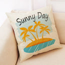 Axyaa Summer Linen Pillowcase for Home and Office Decoration