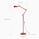 Axyaa Triple Fold Robotic Arm Floor Lamp - Nordic Middle Classics