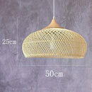 Axyaa Rattan LED Pendant Lamp | Japanese Style Kitchen Island Chandelier