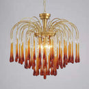 Axyaa Crystal Ceiling Chandelier: Modern Luxury LED Pendant Light for Home Living Room, Bedroom, Dining Room