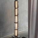 Axyaa Nordic Glass Floor Lamp - LED Stand Lighting for Living Room & Bedroom