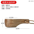 Axyaa Acacia Wood Camping Cup with Handle - Handmade Milk Coffee Outdoor Cup