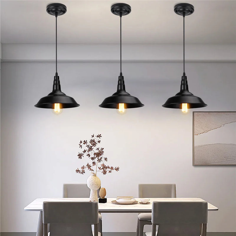 Axyaa Black Aluminium Ceiling Pendant Light for Modern Decor