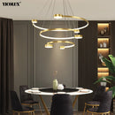 Axya LED Chandeliers: Modern Lighting for Living Dining Bedroom Hall Kitchen Bar