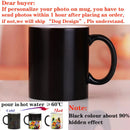 Axyaa Magic Photo Mug Customized with Your Image and Text - Ceramic Tea Cup