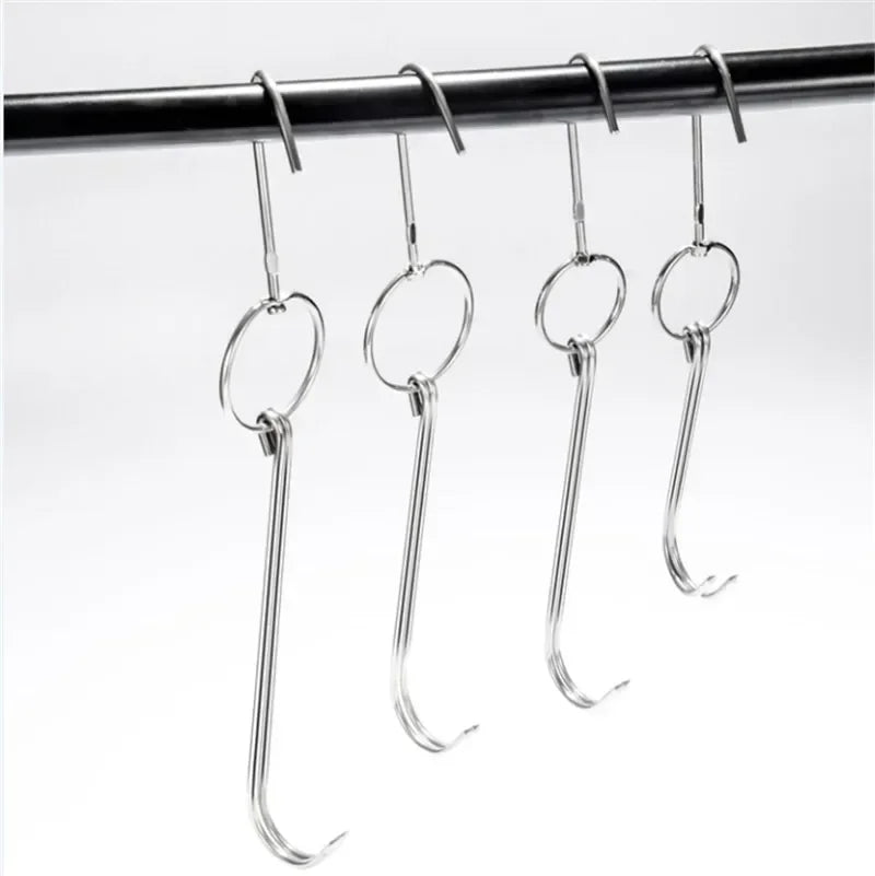 Axya Stainless Steel Meat Hooks for BBQ Roasts and Storage