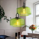 Axyaa Glass LED Pendant Chandelier for Modern Minimalist Home Decor Lighting