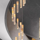 Axyaa Crystal Chandelier Stair Pendant Lamp Living Room Lighting Home Decor